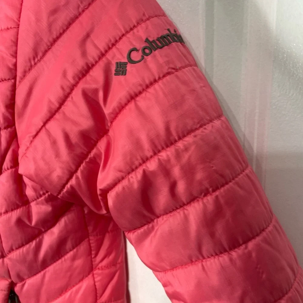 Columbia Kids Bright Pink Puffer Jacket Size XS